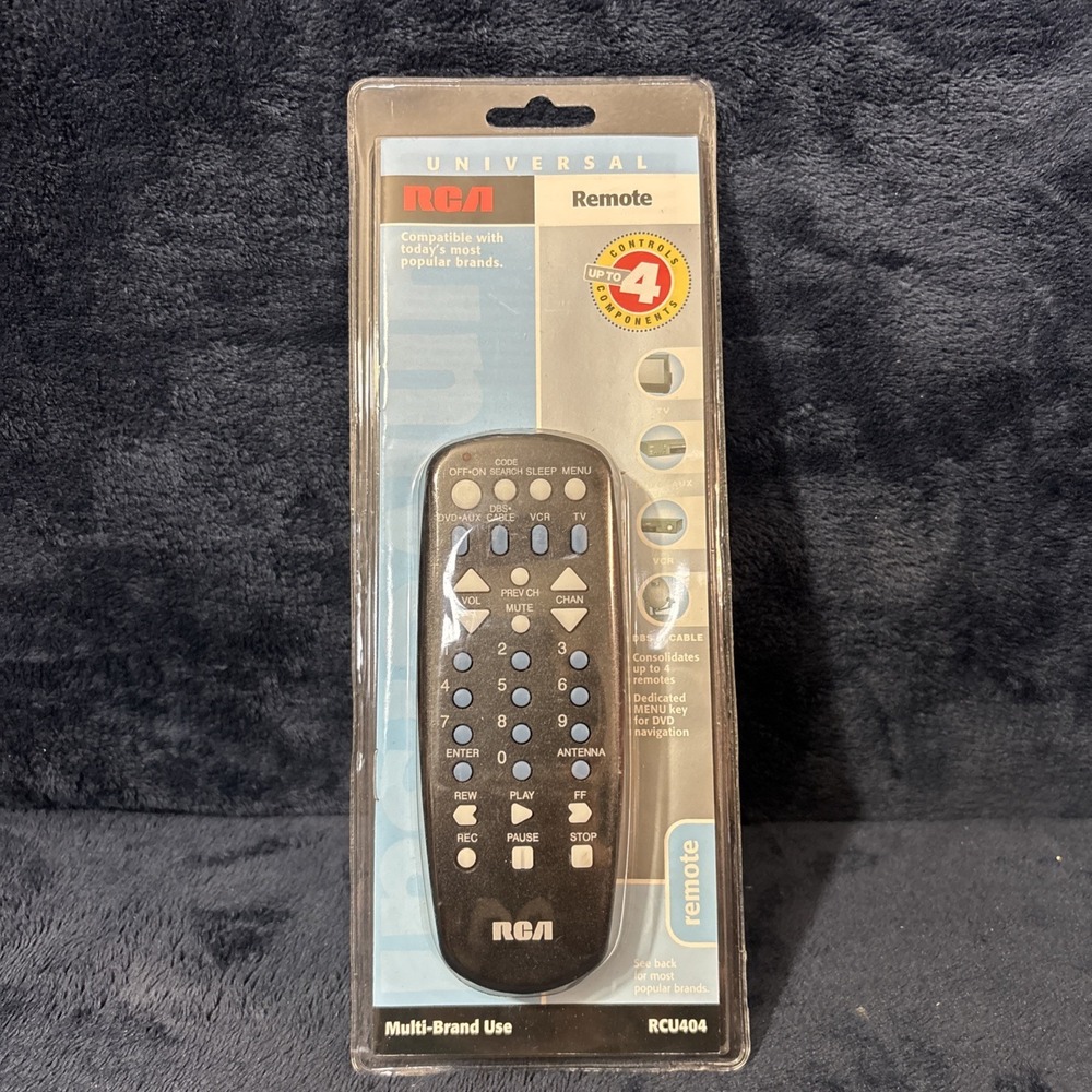 RCA Universal Remote Control Model RCU404N Multi Brand Use NEW IN BOX